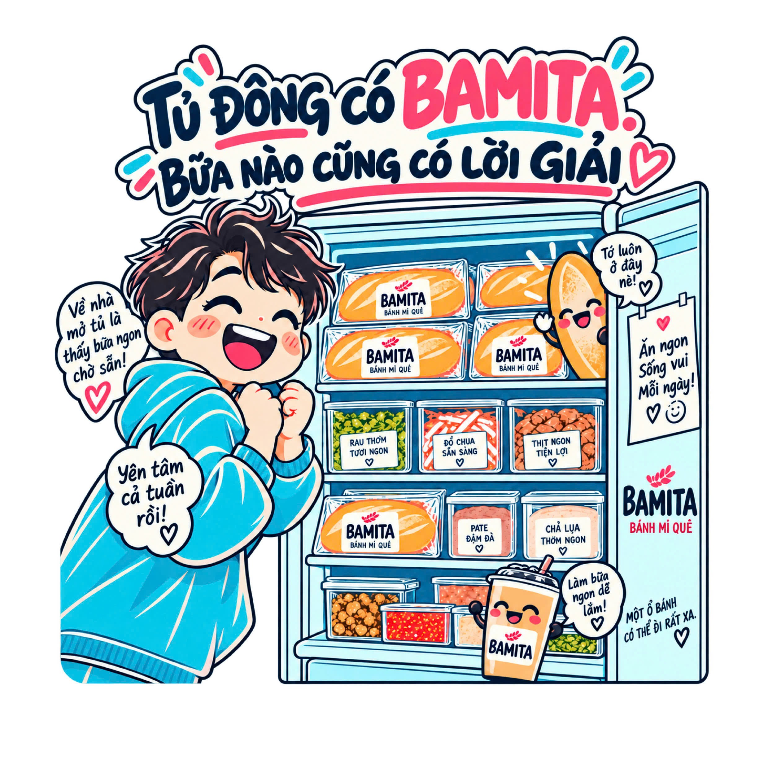 BAMITA — Tủ đông có BAMITA, bữa nào cũng có lời giải