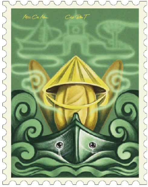 Tem hành trình BAMITA — green